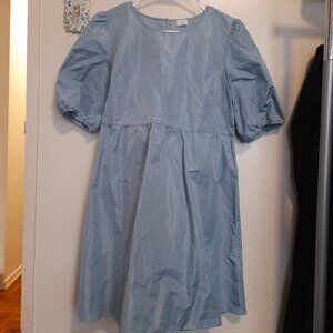 BLUE Whimsical Babydoll fantasy dress by Wilfred, Aritzia